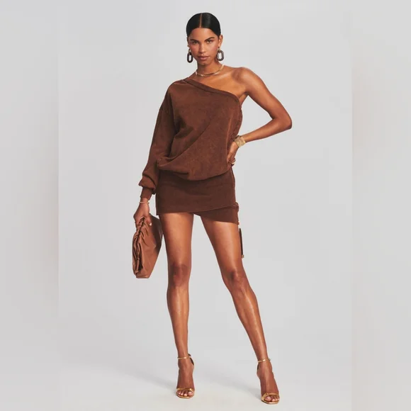 Retrofete Helana Terry Sweatshirt Dress Size M - Picture 5 of 5